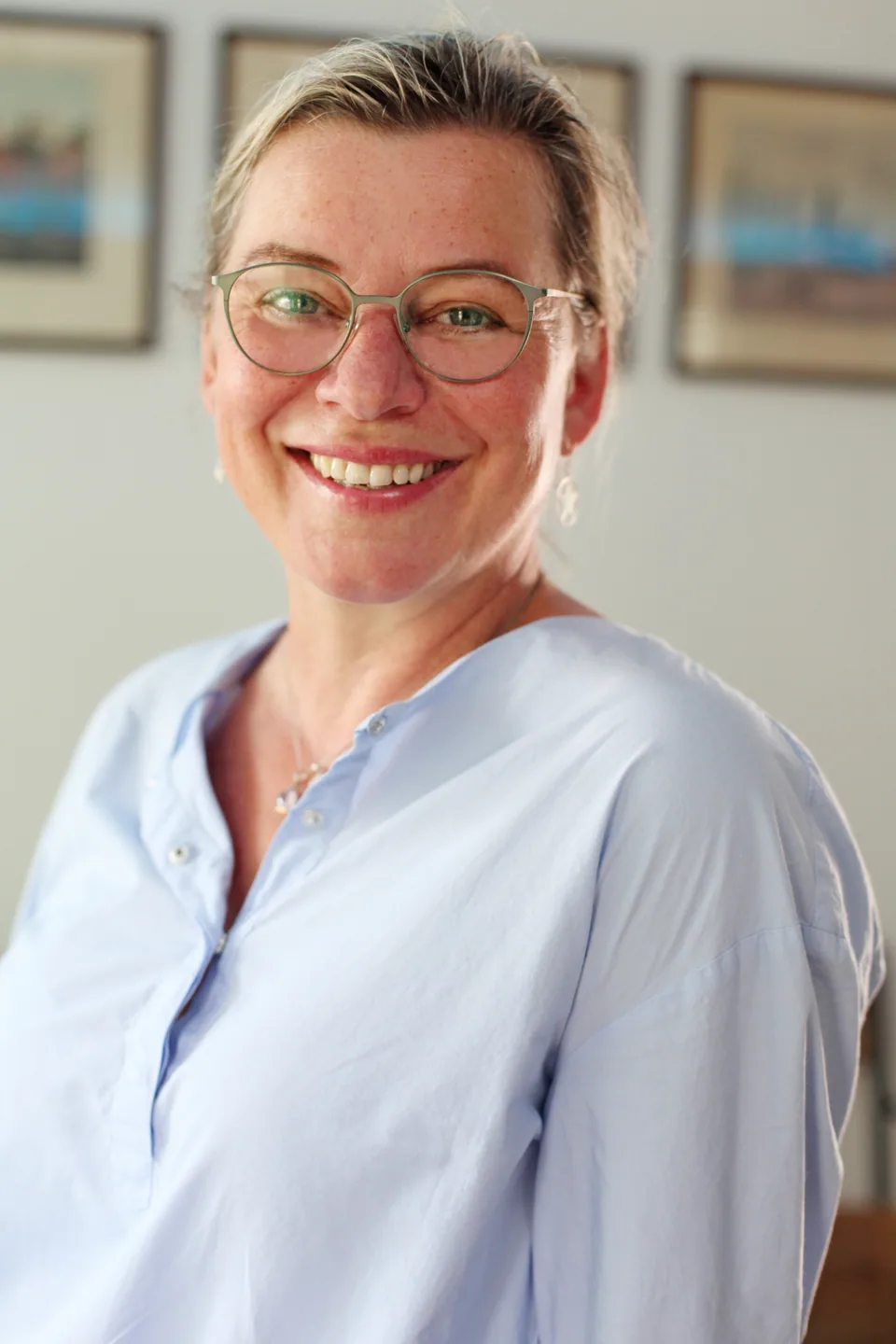 Anke Fochler, Gastgeberin im Fachwerk63.